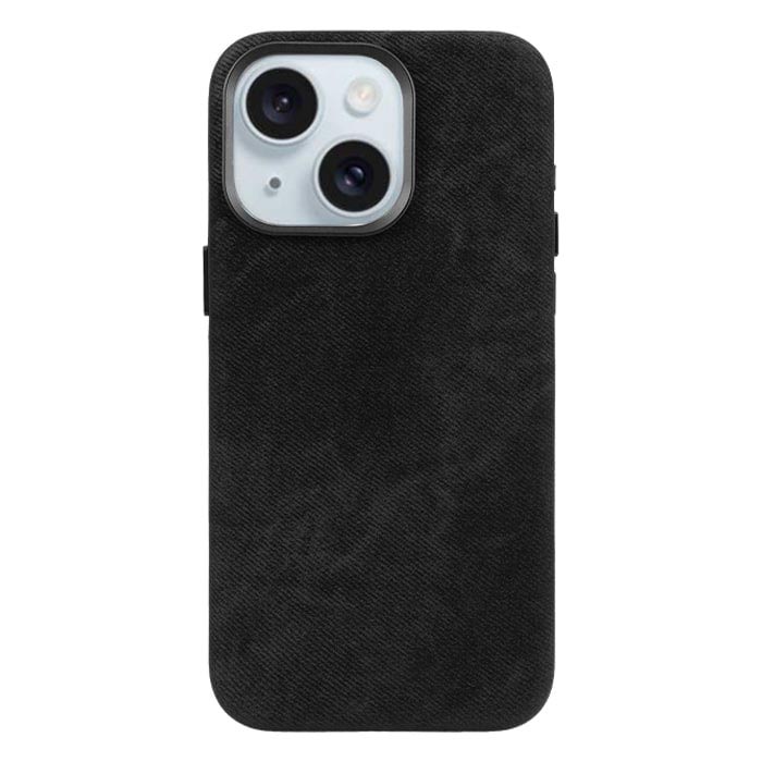 Denim Fabric MagSafe Case For iPhone 15 Plus