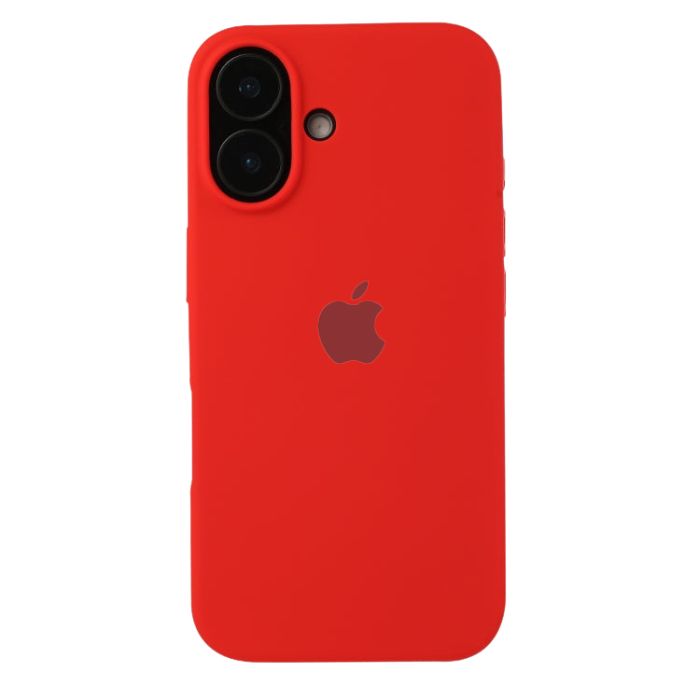 iPhone 16 Plus Silicone Case - Red