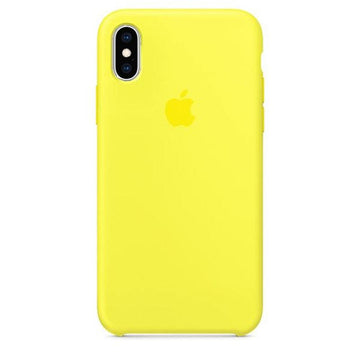 Silicone Case For iPhone X / XS - Yellow