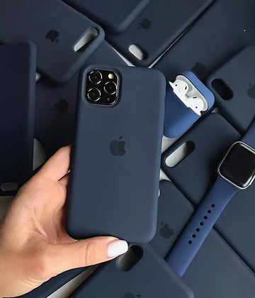 iPhone Silicone Case - Midnight Blue