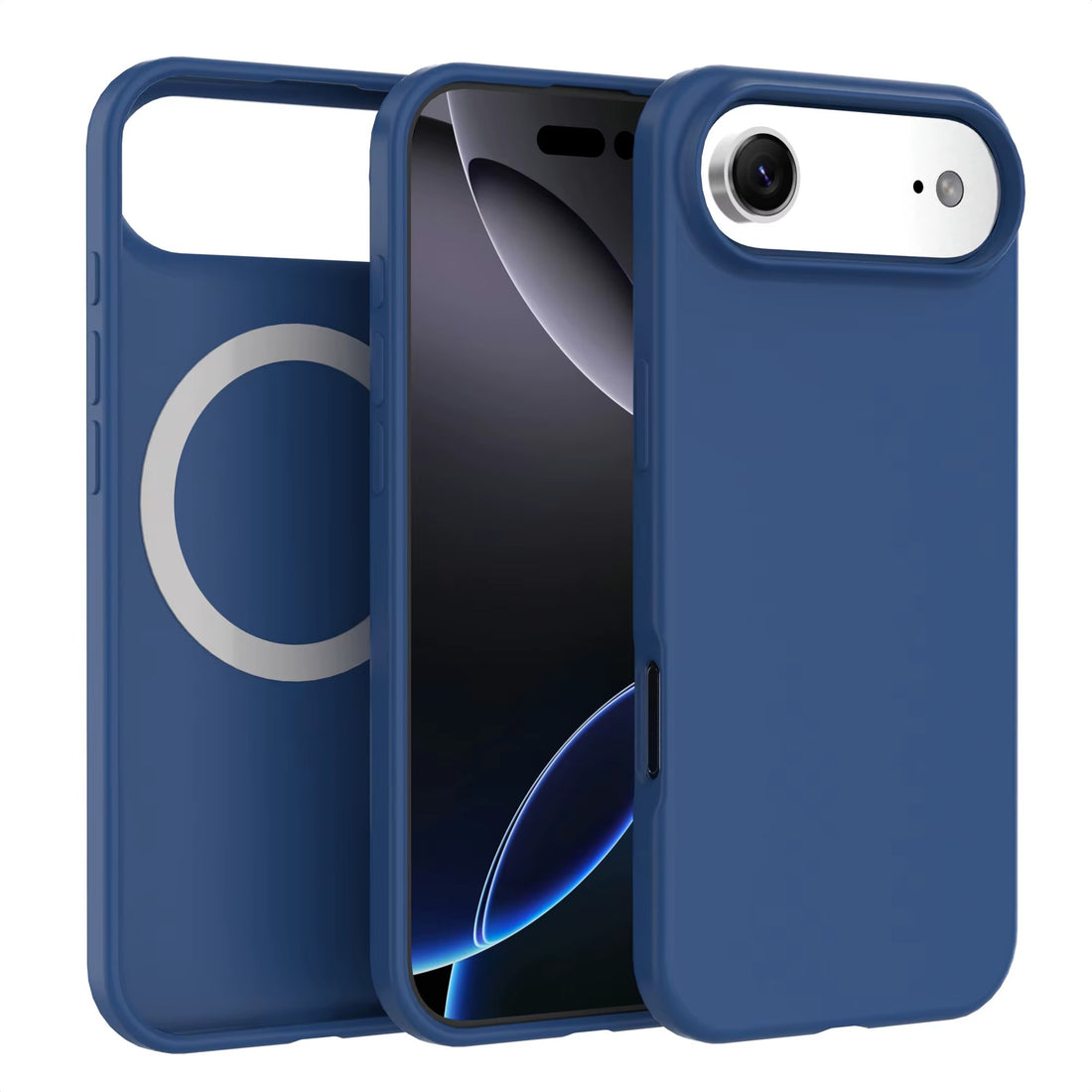Silicone Phone Case Cover for iPhone 17 Air - Black