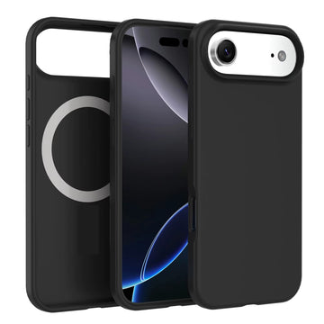 Silicone Phone Case Cover for iPhone 17 Air - Black