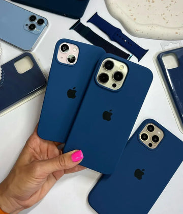 iPhone Silicone Case - Blue