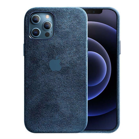 iPhone 13 Pro Alcantara Case - Royal Blue