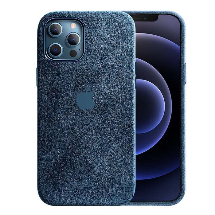 iPhone 12 & 12 Pro Alcantara Case - Royal Blue