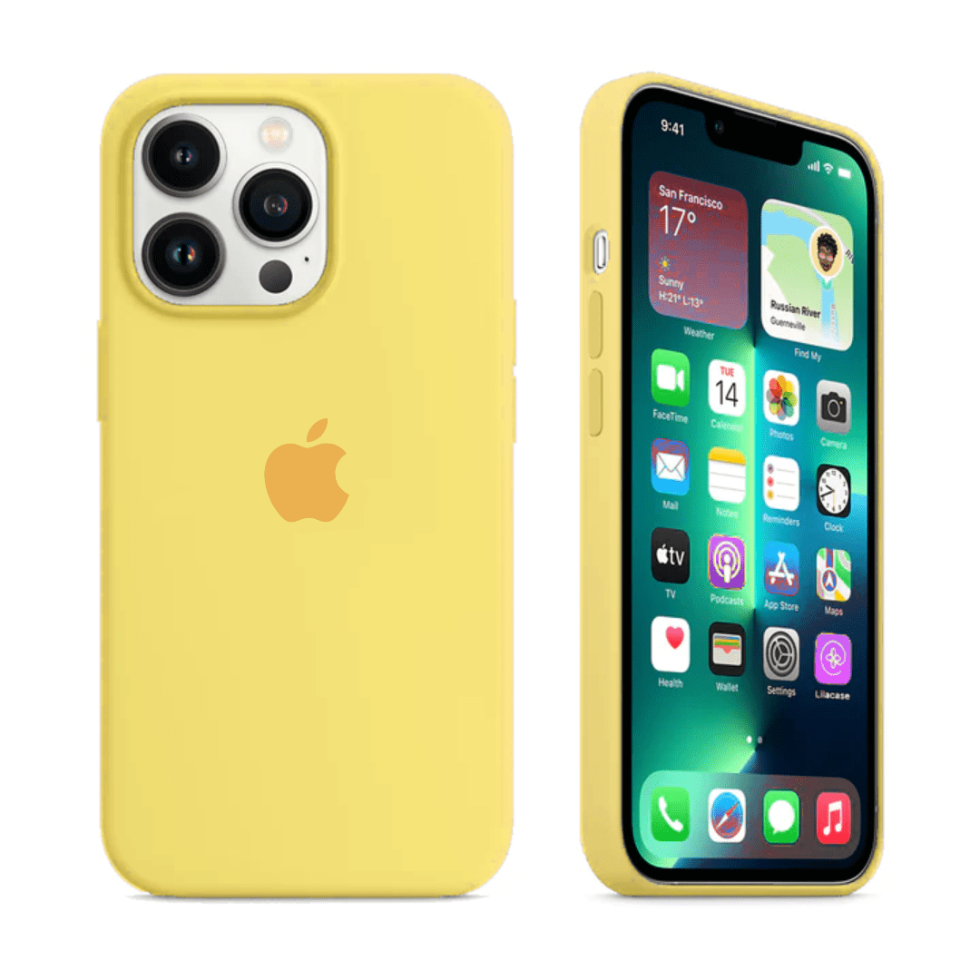 iPhone Silicone Case - Yellow