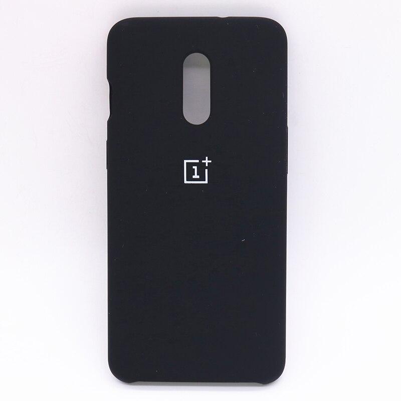 Black Silicone Case For OnePlus - 7