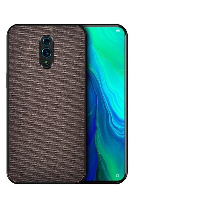 Rs.549 Fabric Back Cover OPPO Reno - Brown - Mobilegadgets360