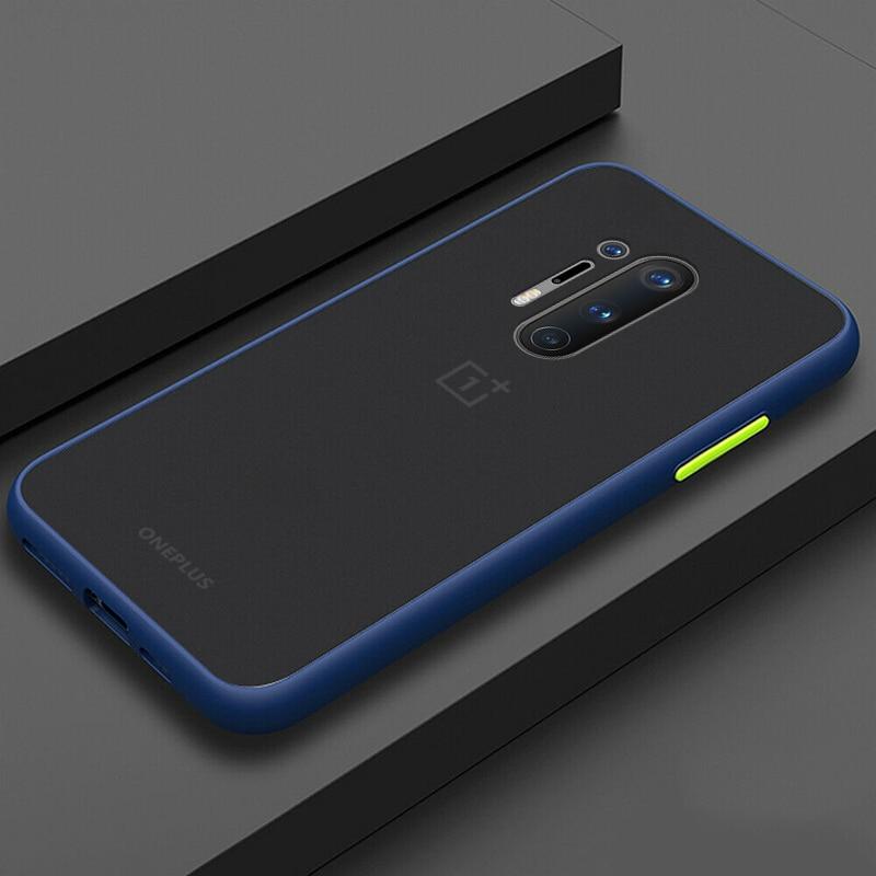 Smoke Matte Case For OnePlus 8 Pro - Blue