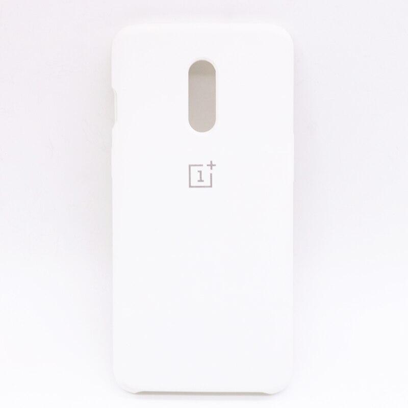 White Silicone Case For OnePlus - 7