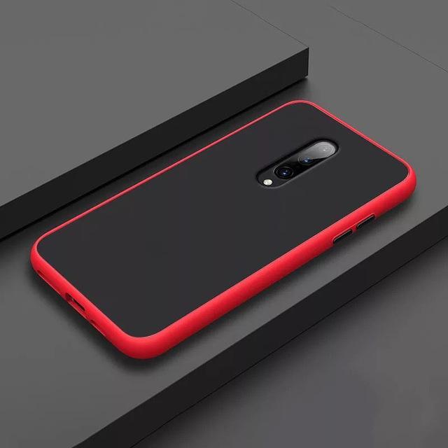 Smoke Matte Case For OnePlus 8 - Red