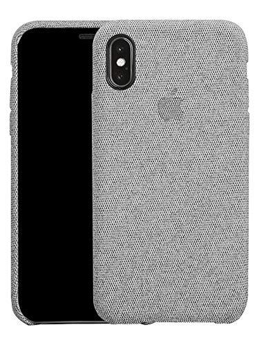 Fabric Cover For iPhone X / XS - Light Grey