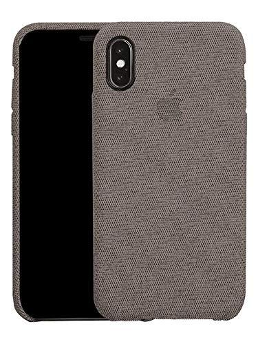 Fabric Cover For iPhone X / XS - Dark Grey