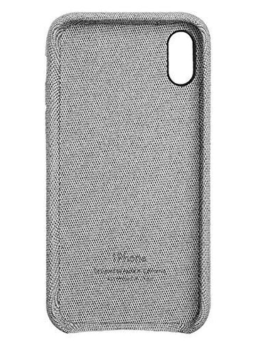 Fabric Cover For iPhone X / XS - Light Grey