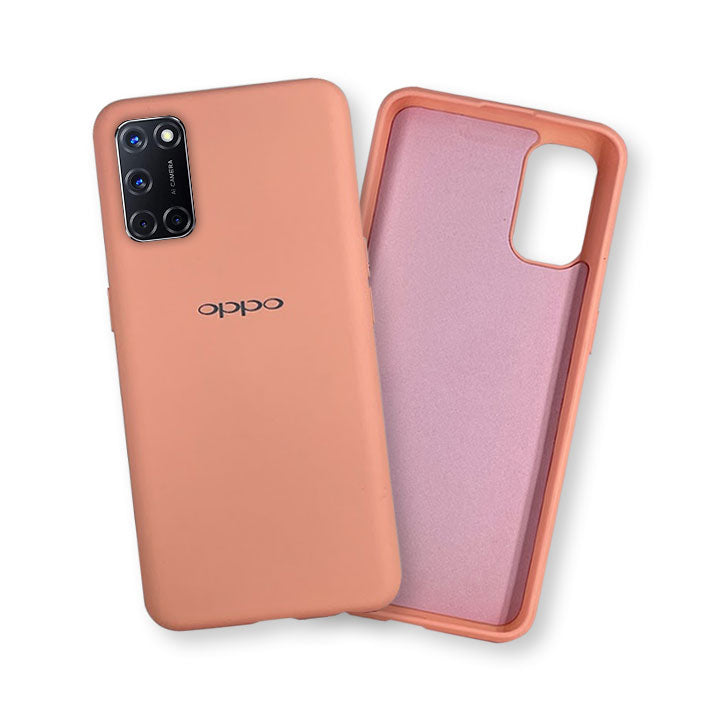 OPPO A52 Silicone Cover - Pink