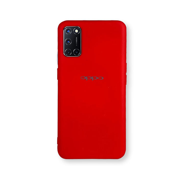 OPPO A52 Silicone Cover - Red