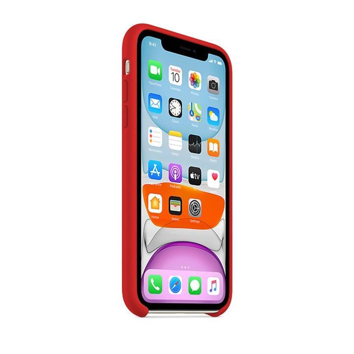Silicone Case For iPhone 11 Pro Max - Red