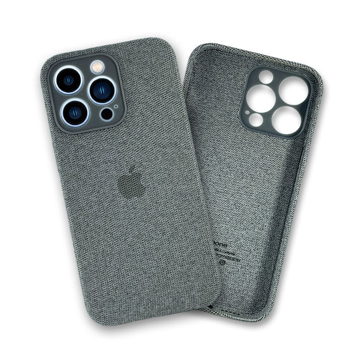 iPhone 13 Pro Fabric Case - Light Grey