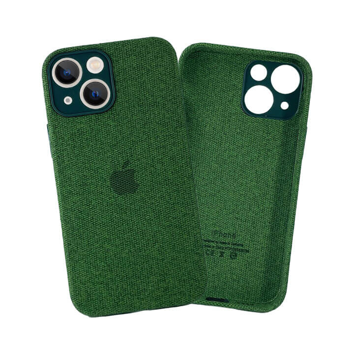iPhone 13 Fabric Case - Green