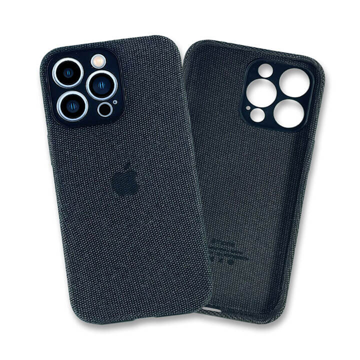 iPhone 13 Pro Max Fabric Case - Black