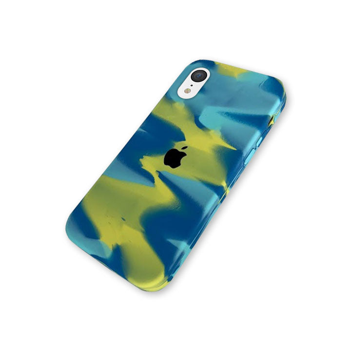 iPhone XR Water Silicone Case - Moonstone Yellow