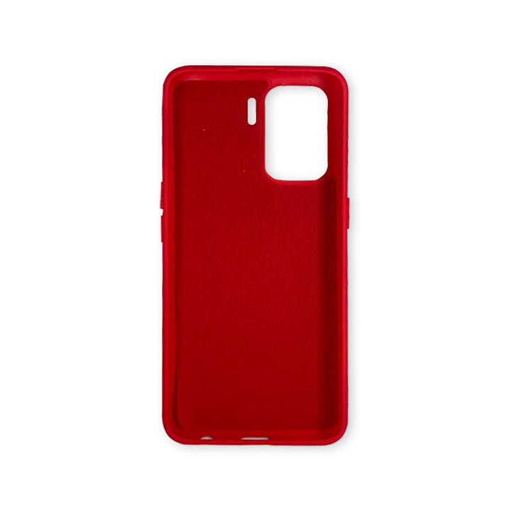 OPPO F19 Pro Silicone Cover - Red