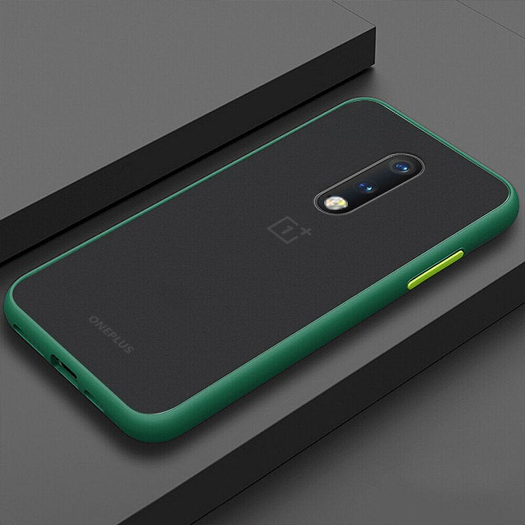 Smoke Matte Case For OnePlus 7 - Green