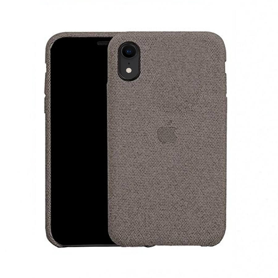 Dark Grey Fabric Case - iPhone XR