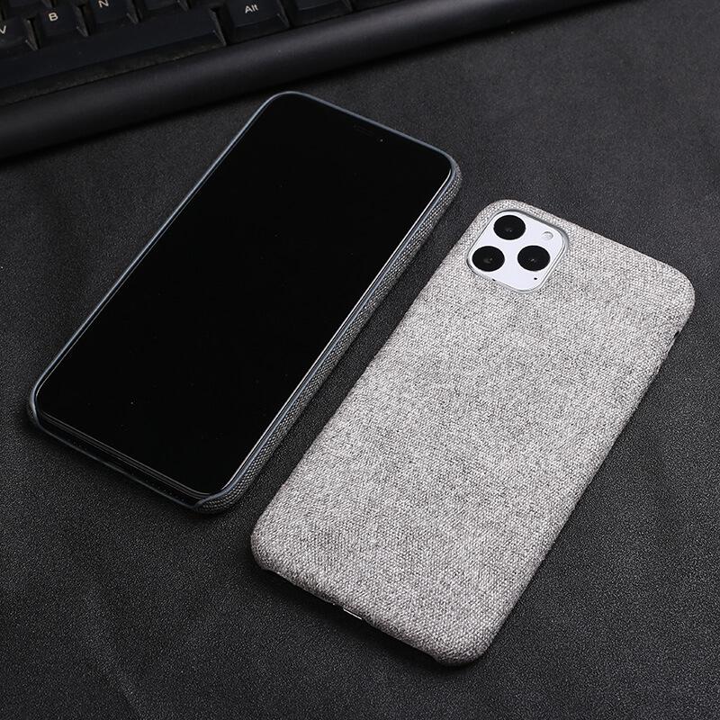 Light Grey Fabric Case - iPhone 11 Pro - Mobilegadgets360