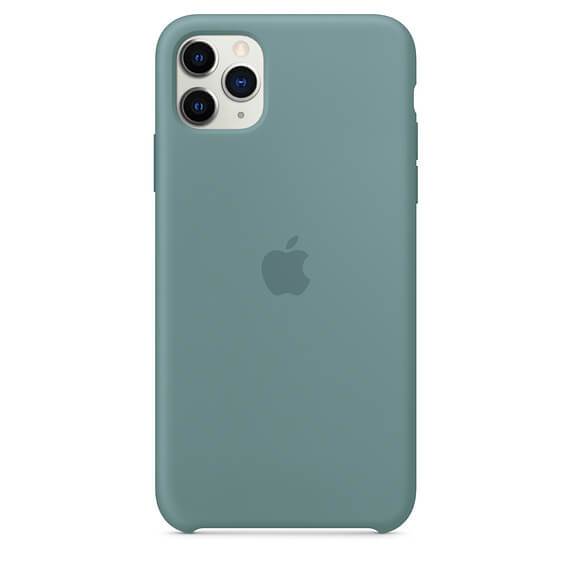 Silicone Case For iPhone 11 Pro Max - Pine Green
