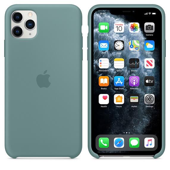 Silicone Case For iPhone 11 Pro - Pine Green