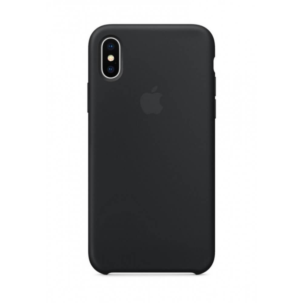 Black Liquid Silicon Case - iPhone XS - Mobilegadgets360