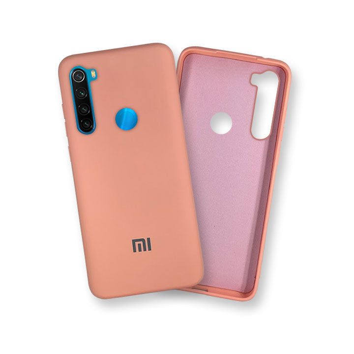 Redmi Note 8 Silicone Back Cover - Pink