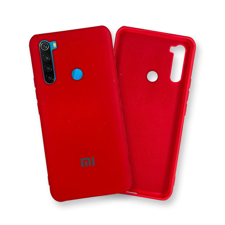 Redmi Note 8 Silicone Back Cover - Red