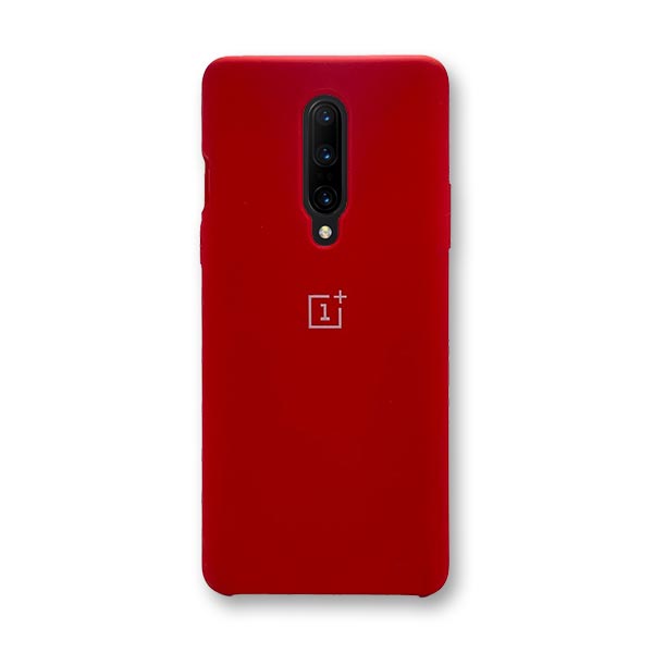 Silicone Case For OnePlus 8 - Red