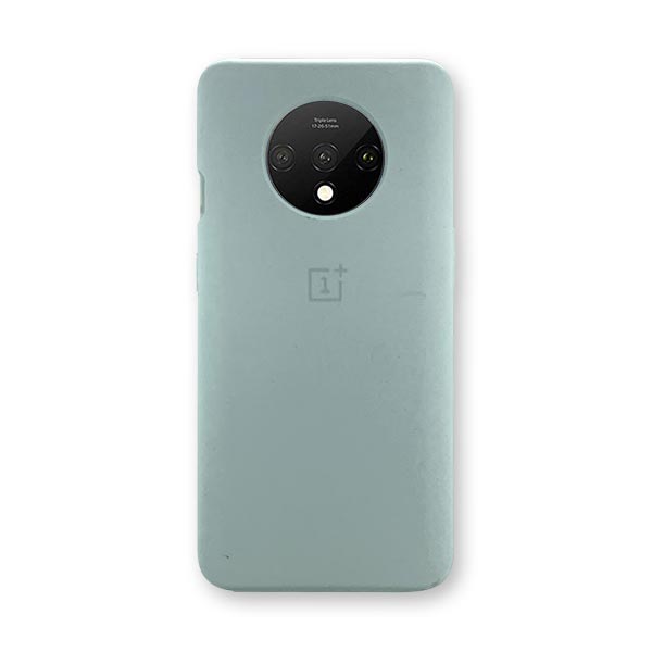 White Silicone Case For OnePlus - 7T