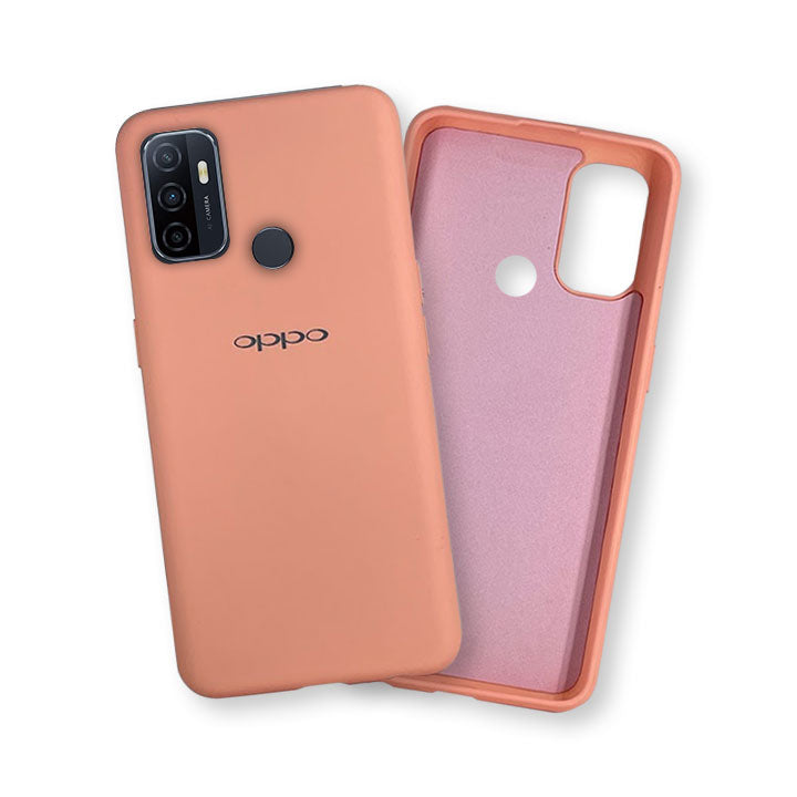 OPPO A53 Silicone Cover - Pink