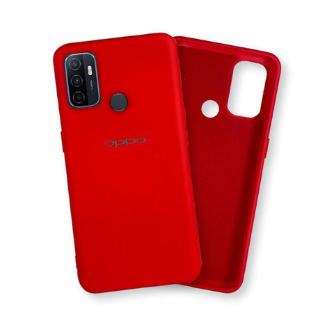 OPPO A53 Silicone Cover - Red
