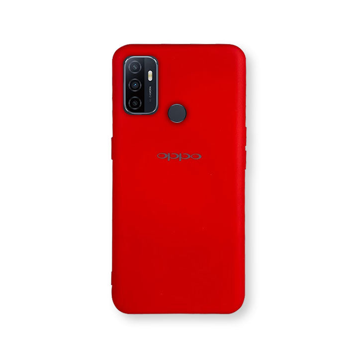 OPPO A53 Silicone Cover - Red