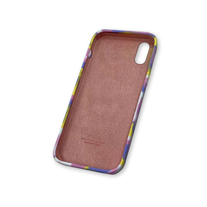iPhone XR Water Silicone Case - Purpule Dragon
