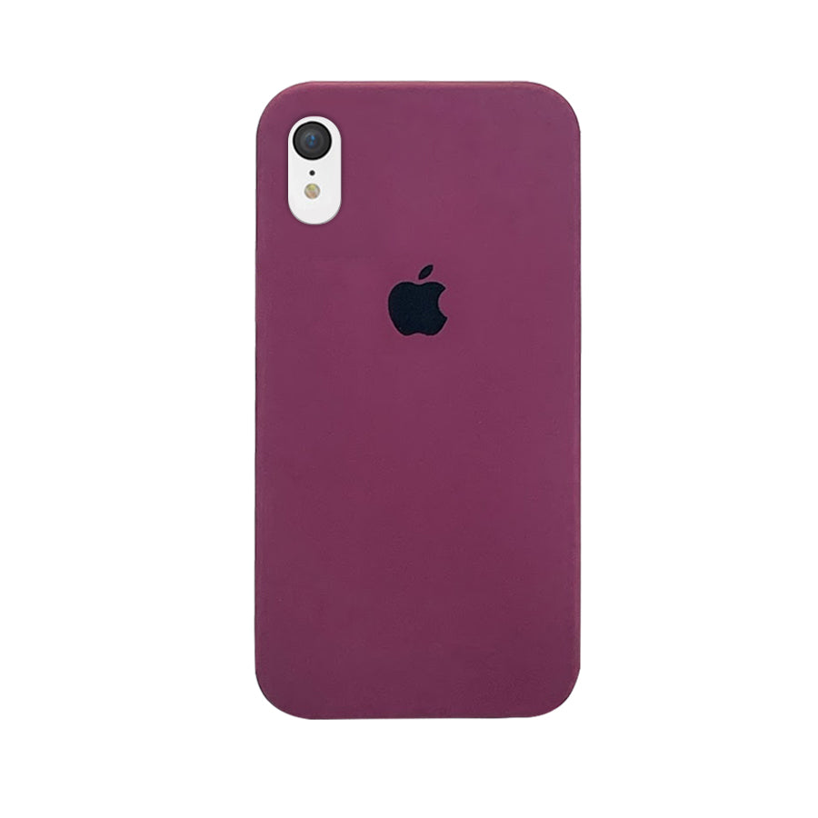 Silicone Case For iPhone XR - Plum
