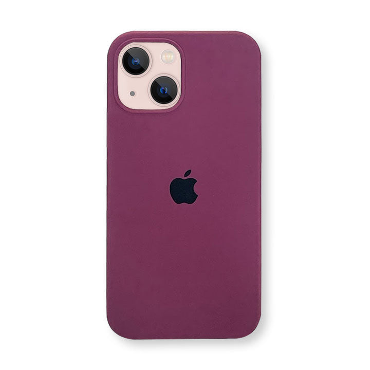 iPhone 13 Mini Silicone Cover - Plum