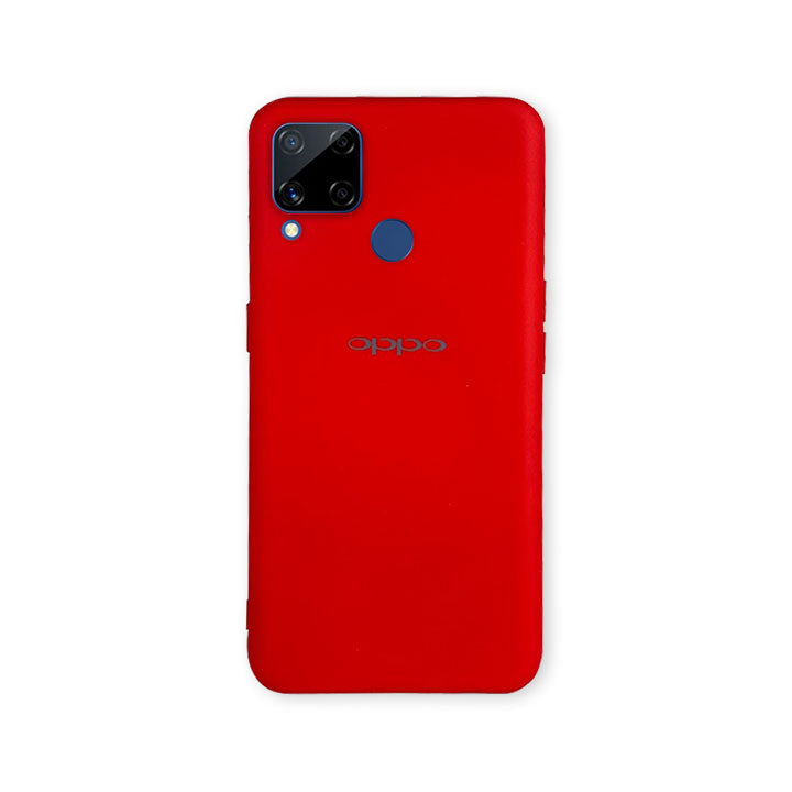 Realme C15 Silicone Cover - Red
