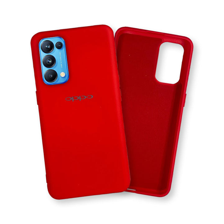 OPPO Reno 5 Silicone Cover - Red