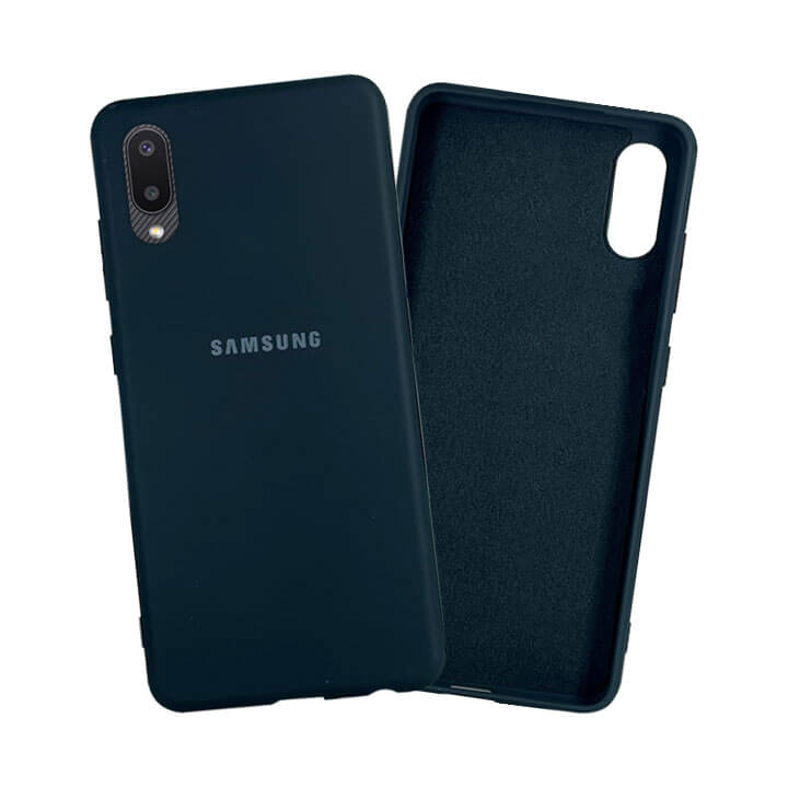 Samsung M02 Silicone Cover - Black