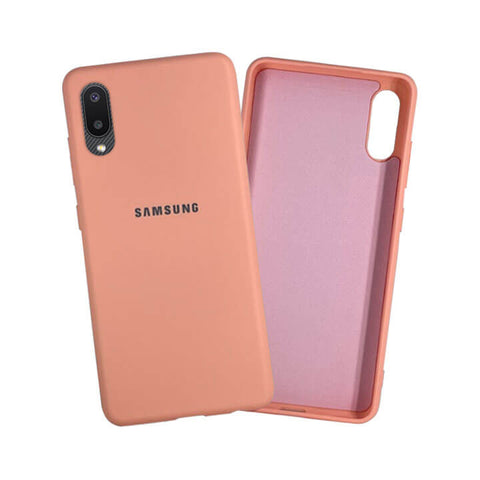 Samsung A02 Silicone Cover - pink