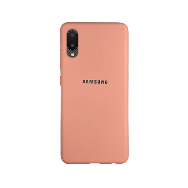 Samsung M02 Silicone Cover - pink