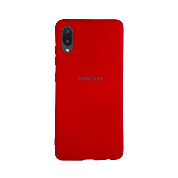 Samsung M02 Silicone Cover - Red