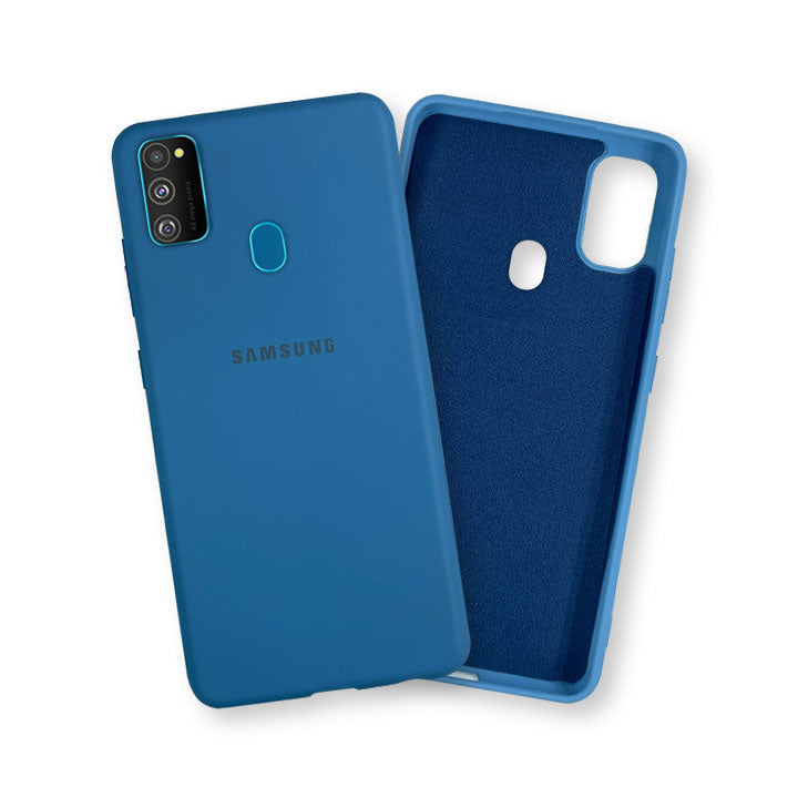 Samsung M30S Silicone Cover - Lavender Blue