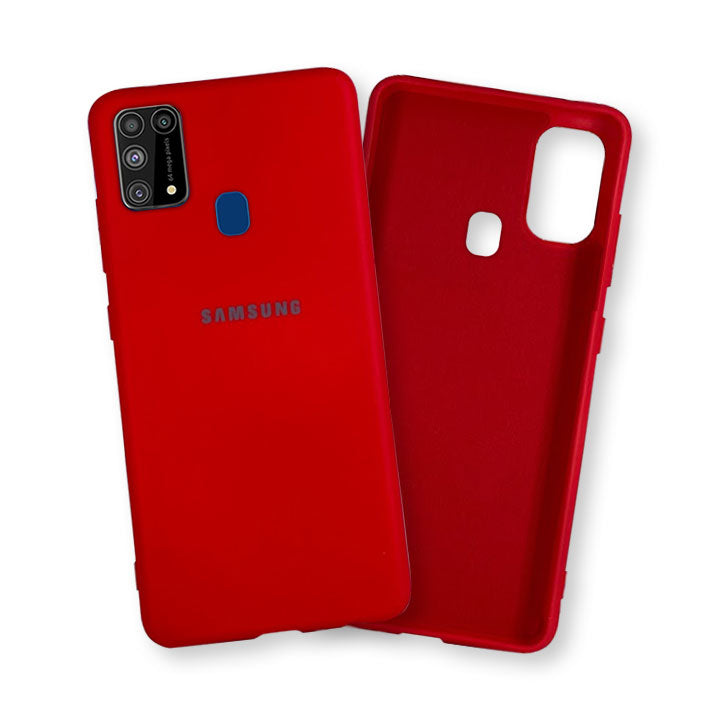 Samsung M31 Silicone Cover - Red